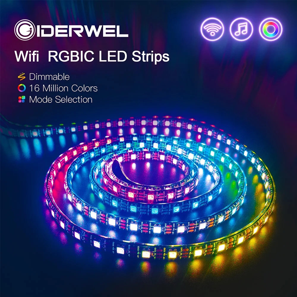 Светодиодная RGB лента USC1903 с Wi Fi 12 В|Светодиодные ленты| |