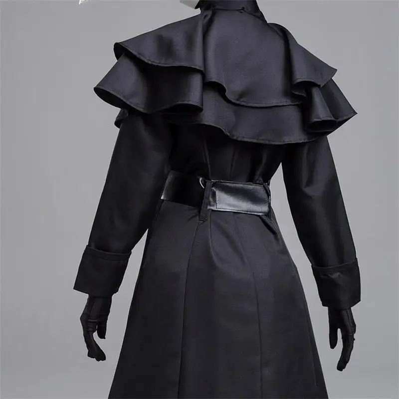 Чумной Доктор костюм халат накидка стимпанк маска с клювом чумы клюв доктор