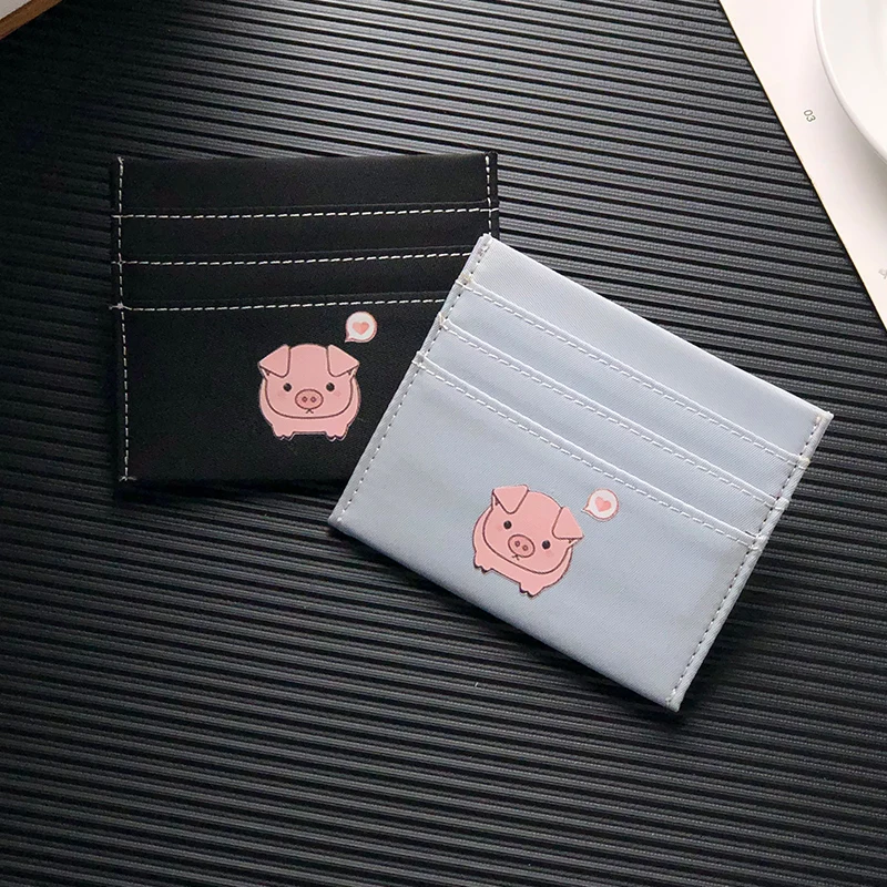 Женский маленький кошелек Тонкий чехол с отделением для карт и паспорта милым
