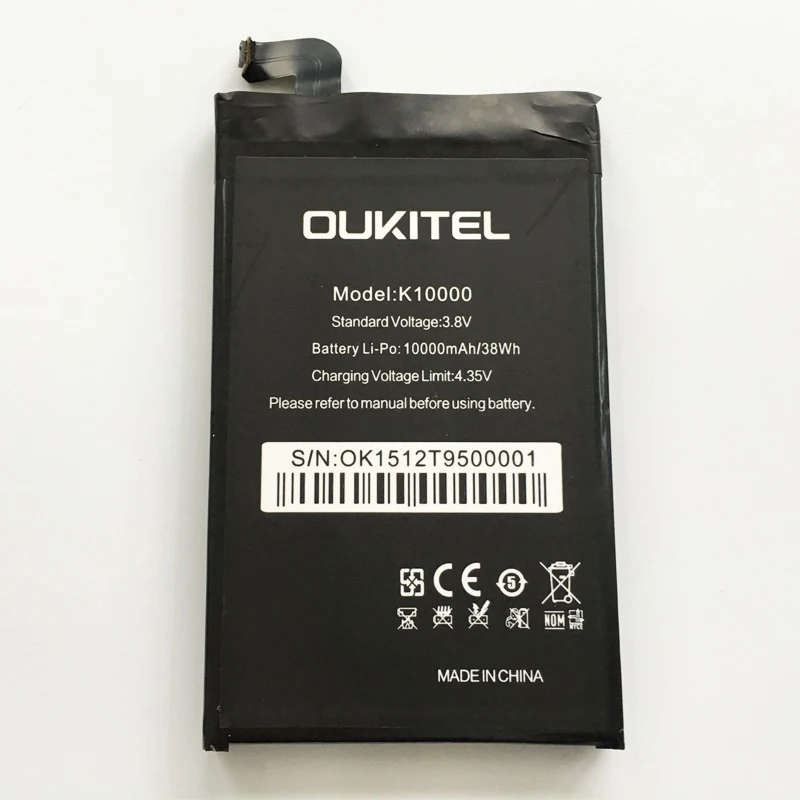 Аккумулятор Oukitel k10000 100% новый высококачественный аккумулятор 10000 мАч сменный