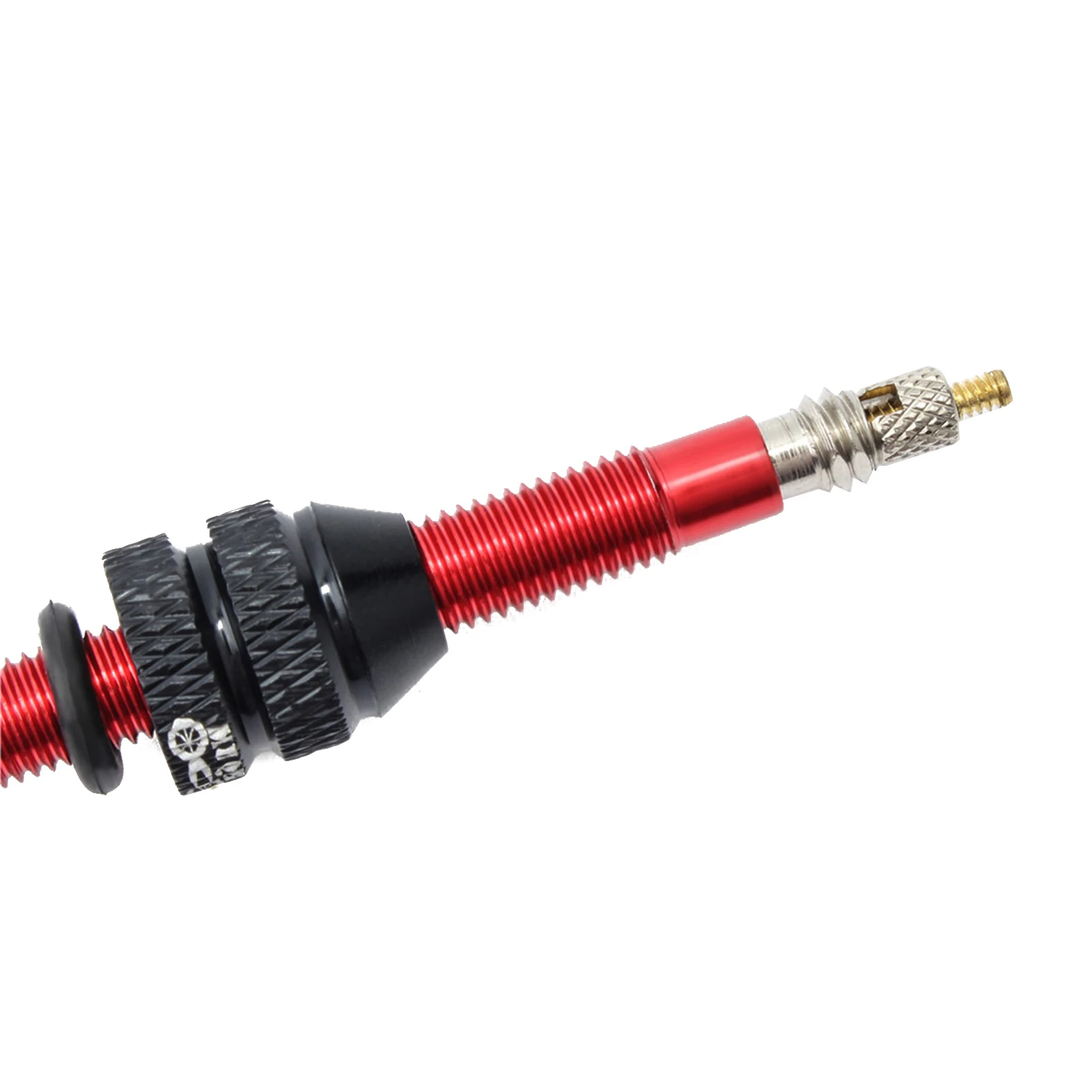 

60MM Bicycle Aluminium Alloy Tyre Valve MTB Bike Tire Valve Bicycle Accessories Adjustable Tire Ring Lightweight And Portable