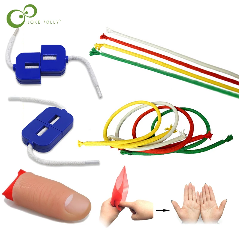 Набор волшебных трюков YJN 3 шт. жесткая веревка + восстановление сломанной веревки