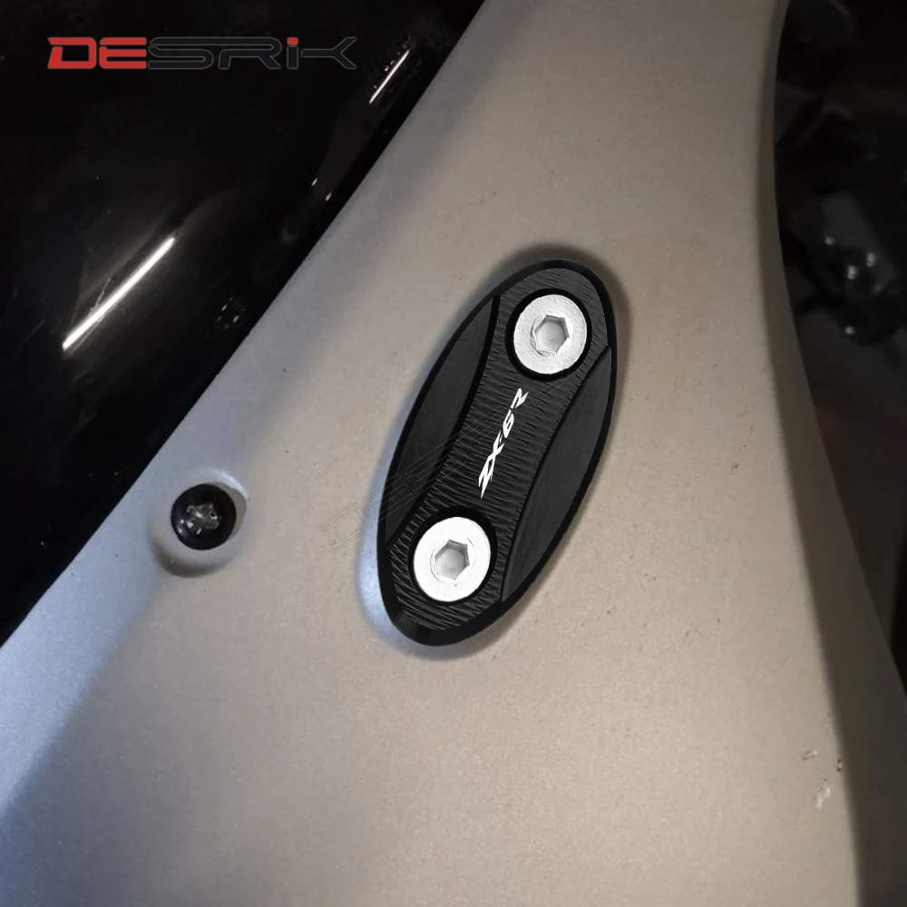 

For Kawasaki ZX6R ZX-6R 2003 2004 Motorcycle CNC Aluminum Rearview Mirror Seat Decorative Cover Accessories
