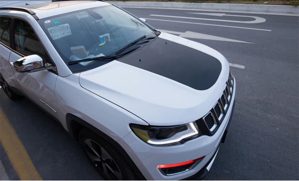 Защитная 3d пленка из углеродного волокна для защиты капота от царапин стикер и