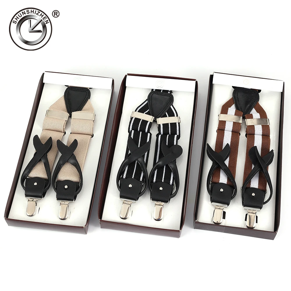 Hot Selling Men Suspenders with button Mens Suit Braces | Аксессуары для одежды