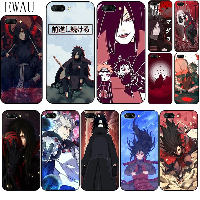 EWAU madara Uchiha Naruto силиконовый чехол для телефона для Huawei Honor 6a 7A Pro 7C 7X 8X 8C 8 9 Примечание 10 Lite вид 20 9X pro