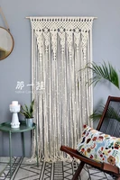 wall hanging curtain boho door window hanging curtain woven tapestry wall decor home ornament for apartment bedroom living room