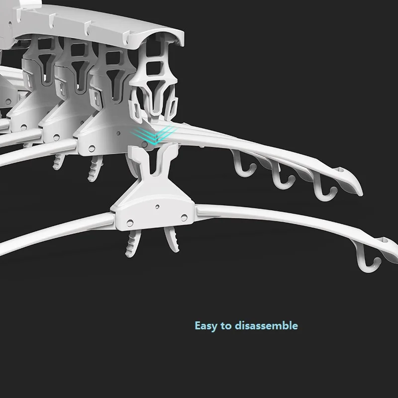 Вращающаяся вешалка для одежды Белый Органайзер сделай сам складной