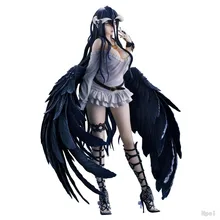 27cm Overlord albedo Anime Cartoon Sexy girls Anime PVC Action Figures toy Anime figure Toys For Kids children Christmas Gifts