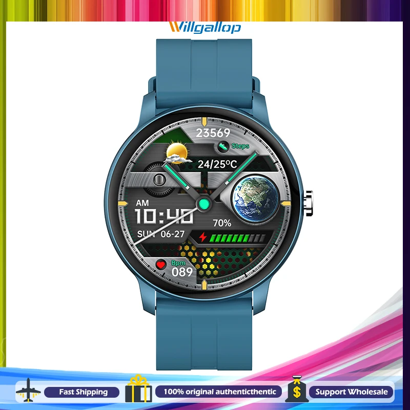 

Смарт-часы Z2 для мужчин и женщин, электронные круглые Смарт-часы с фитнес-трекером, для Android и IOS