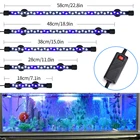 Водонепроницаемый светильник для аквариума s погружной светильник s светильник для аквариума подводный синийбелый светодиодный светильник