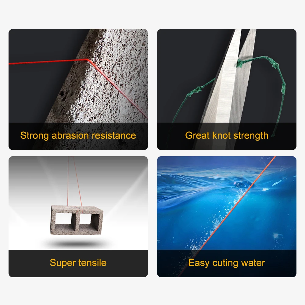 300M JOF Brand Japan Multifilament 100% PE Braided Fishing Line 8LB to 80LB