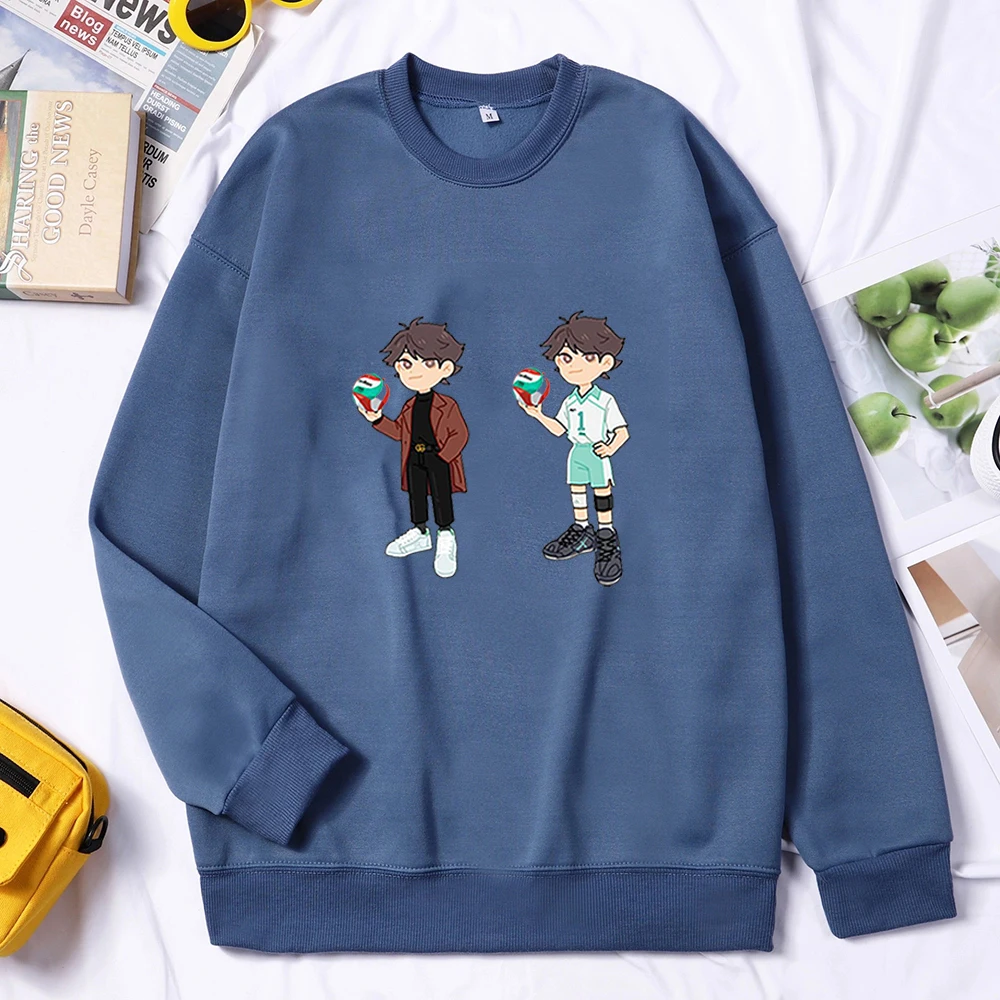 

Japan Anime Haikyuu Hoodies Men Karasuno Sweatshirts Streetwear Fly High School Volleyball Club Pullovers Hommes Sudaderas Tops