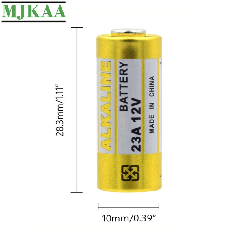 MJKAA 20 шт. 23A 12 В сухая щелочная батарея L1028 23AE 21/23 A23 V23GA MN21 для дверного звонка