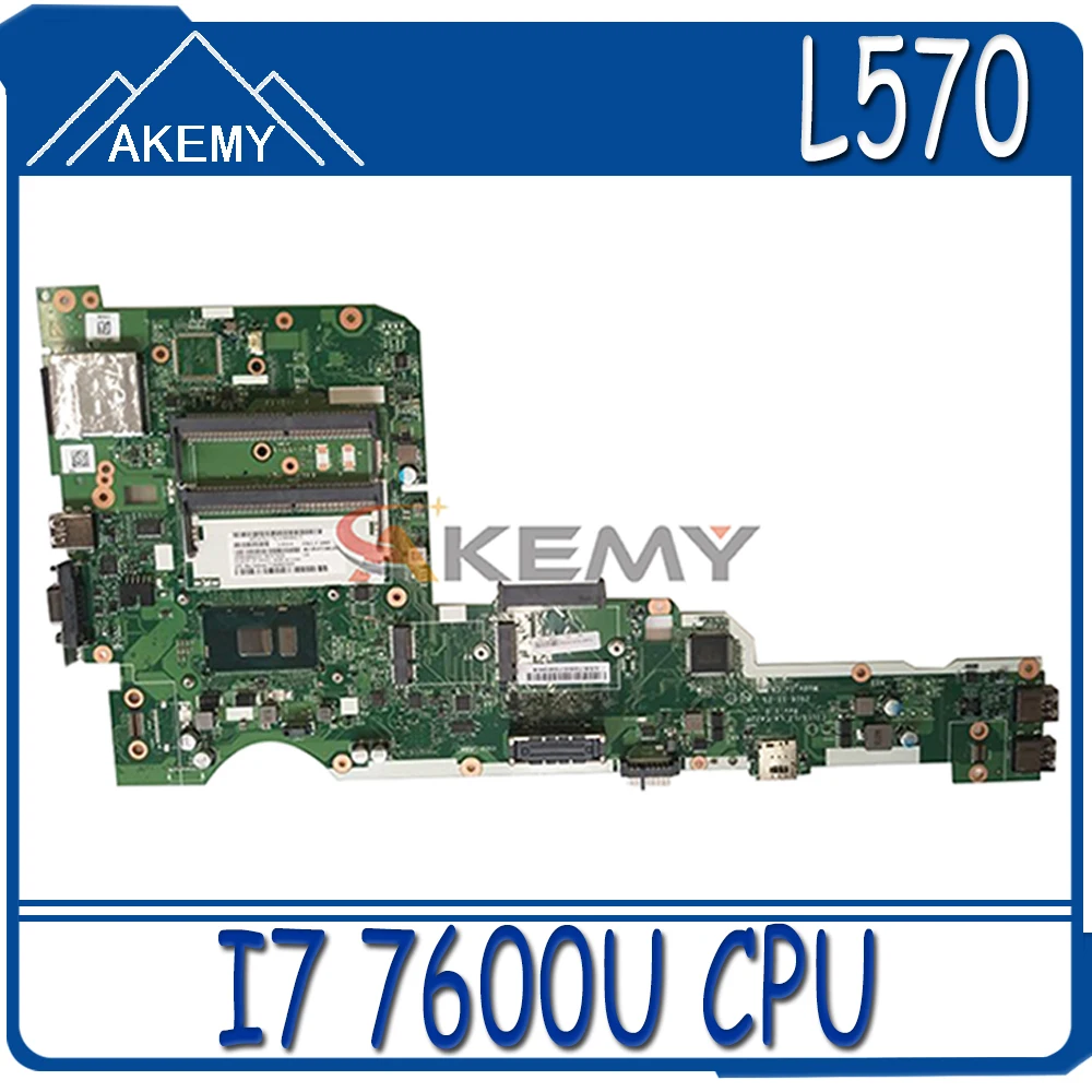 

Akemy For Lenovo ThinkPad L570 Notebook Motherboard LA-C422P I7 7600U CPU DDR4 100% Test Work FRU 01ER225 01ER227 01ER229