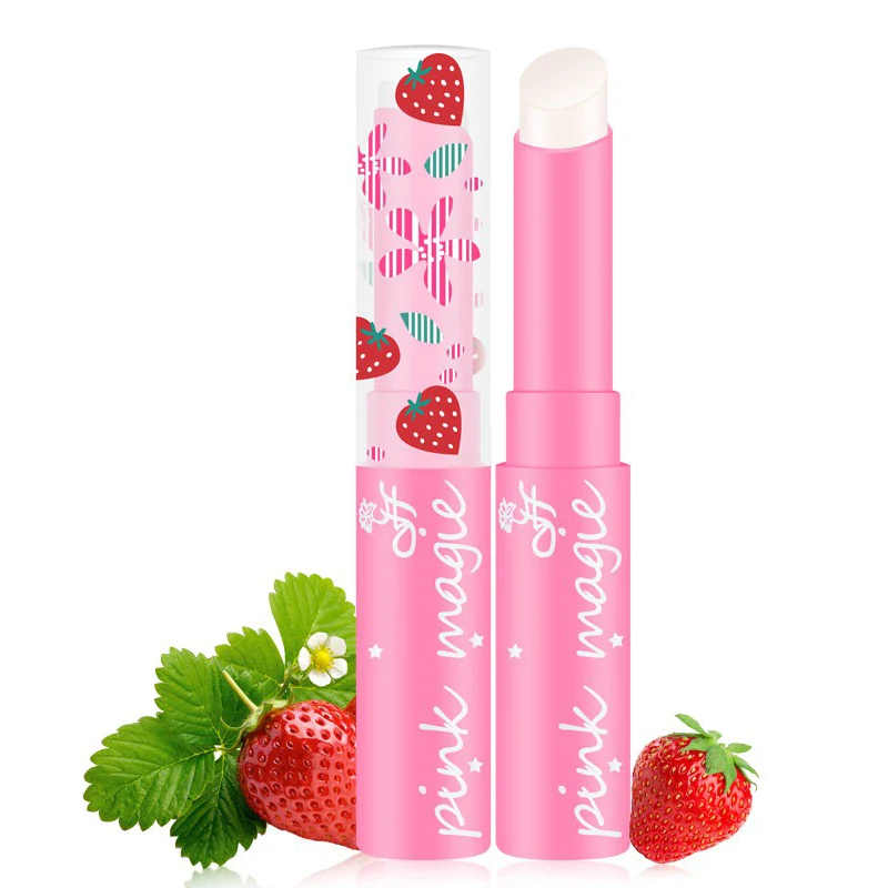 

1PC Hengfang Strawberry Color Changing Lipstick Lasting Moisturizing Lipstick No Fading Lip Gloes For Lady Makeup Tools TSLM2