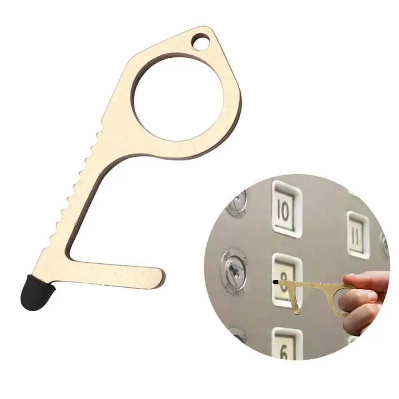 Переносные дверные ручки Бесконтактный безопасный Открыватель для дверей