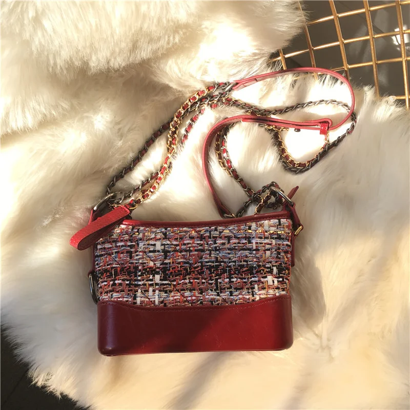 Сумки для женщин новинка 2020 шерстянная фиолетовая Кожаная женская сумка с одним