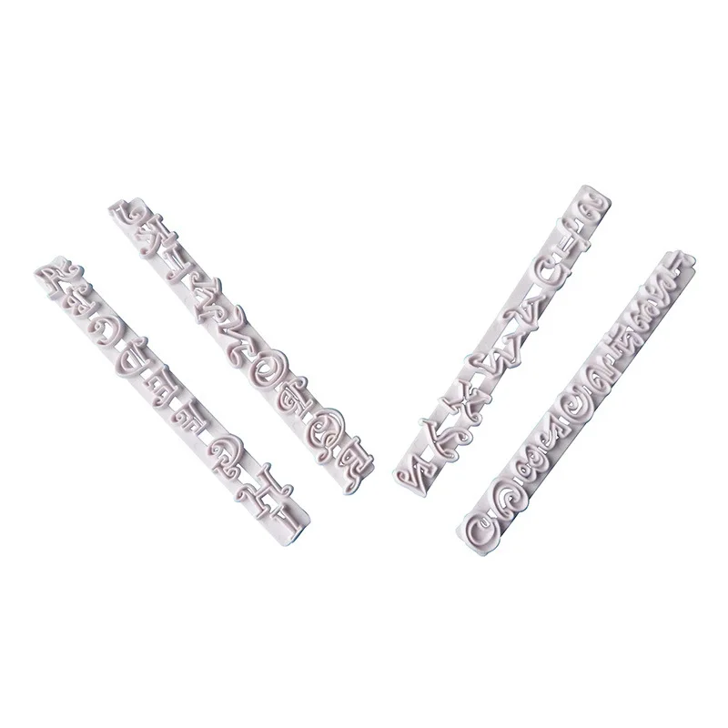 4 шт. алфавитное число бисквитная форма для выпечки резки экологически чистый