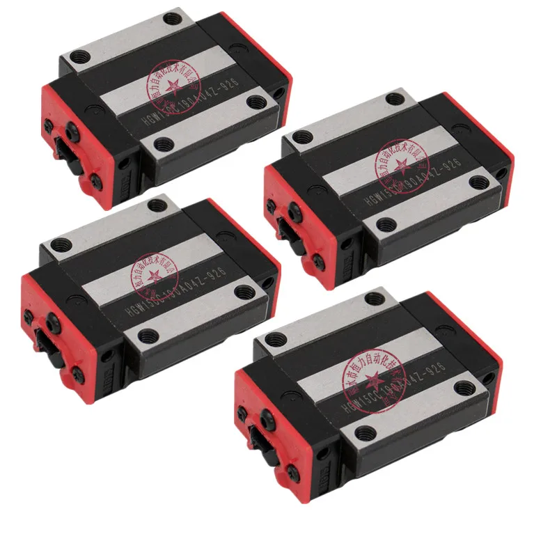 4 шт. HGW20CC HGW15CC flang slider block match use HIWIN HGR20 линейная направляющая для линейной рельсы CNC