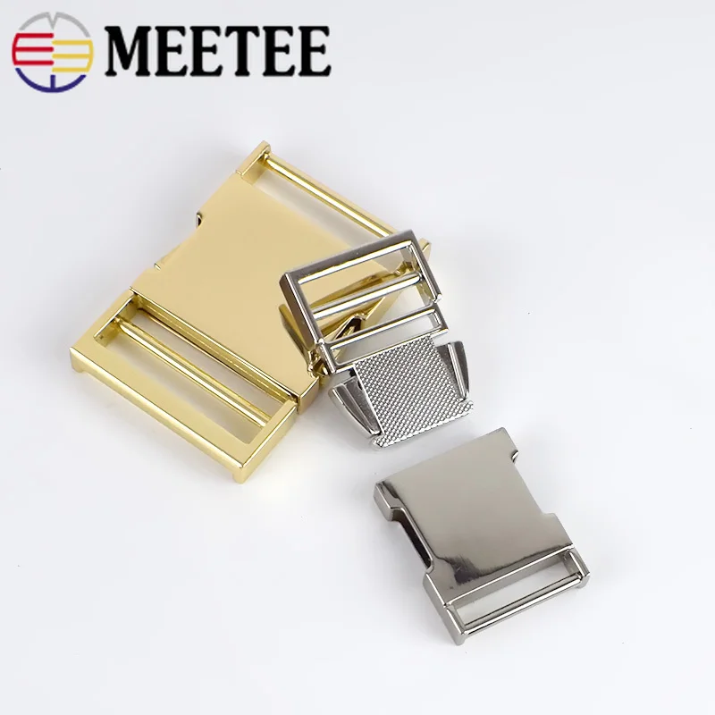 Металлический ремешок Meetee 14/19/25/32/38 мм быстросъемная Боковая Пряжка детали зажима