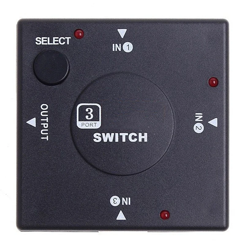 Full HD 1080P Mini 3 Порты и разъёмы совместимому с HDMI v1.3 переключатель разделитель Vedio