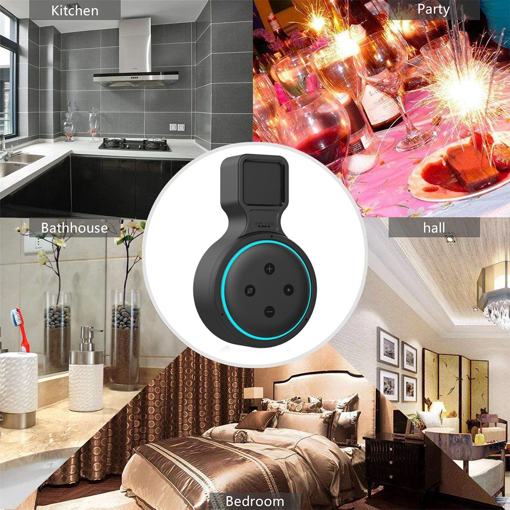 Echo Dot 3rd настенный держатель Стенд Вешалка чехол компактное решение для вашего умного дома динамик Amazon Alexa Echo Dot 3
