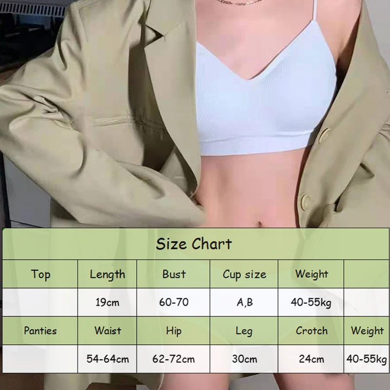 

Women's Underwear Sexy Tube Top Push Up Bra Set Lingerie Seamless Bras Bralette Active Bra Sports Tops Panties Suit Crop Tops