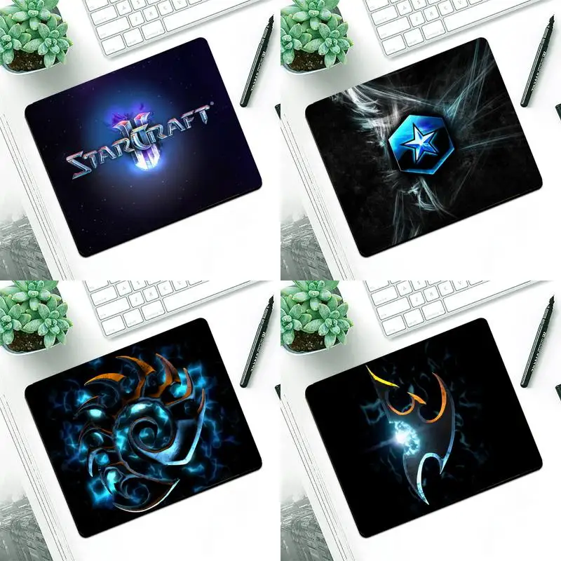 

YNDFCNB Starcraft 2 Durable Rubber Mouse Mat Pad Small Pads Rubber Mouse Mat MousePad Desk Gaming Mousepad Cup Mat