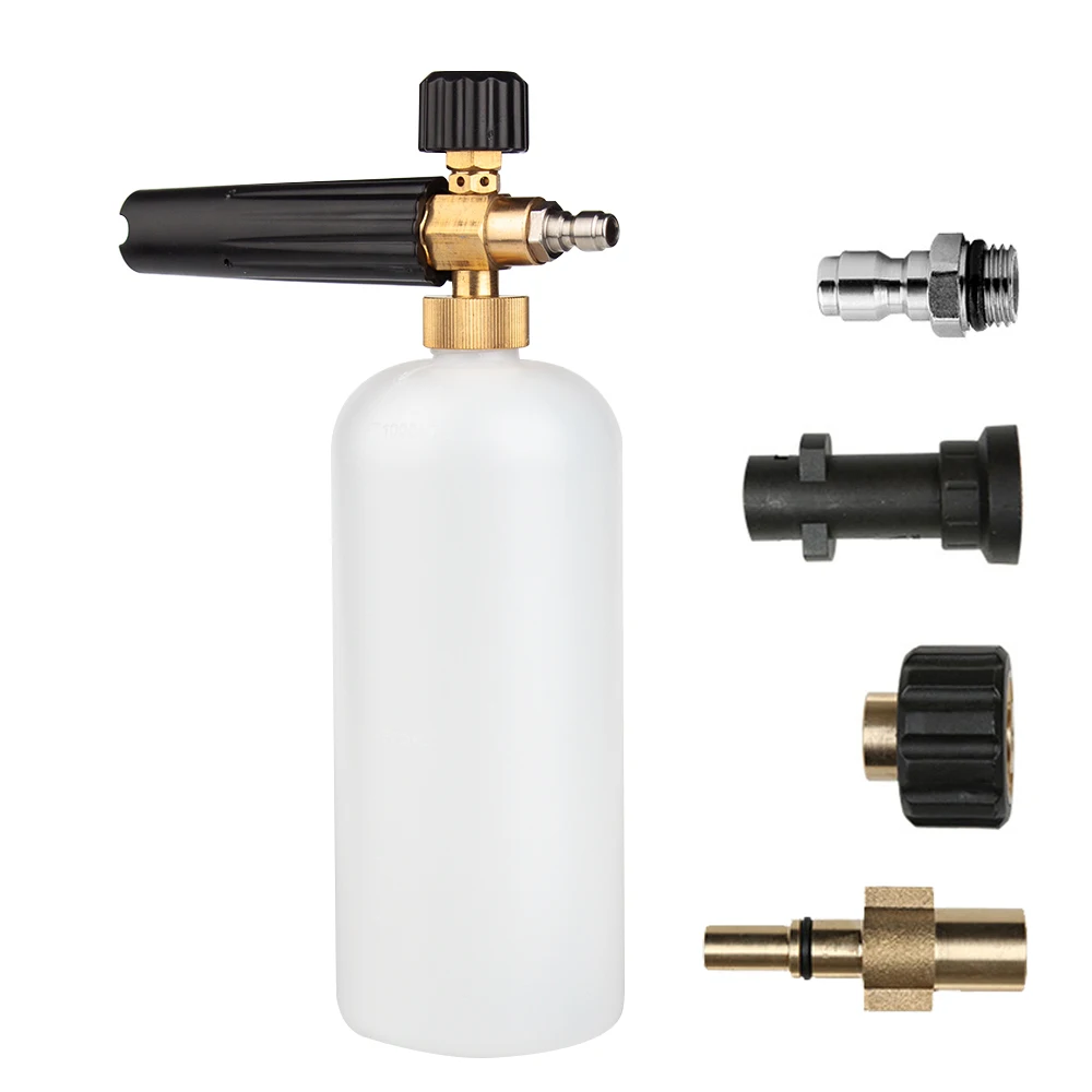 

Car Foam Wash Foam Nozzle Snow Foam Lance Foam Cannon Snow Foam Generator High Pressure Washer for Karcher K2 Black Decker G1/4
