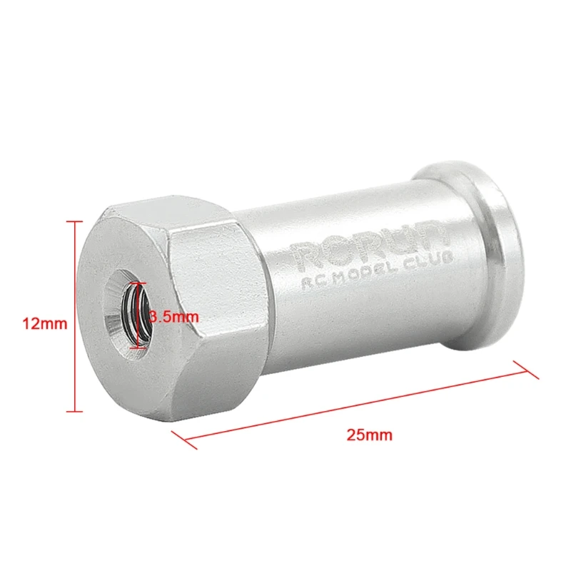 

Wheel Hub Metal Spare Tire Column for Wrangler SCX10 1/10 RC Rock Crawler Car