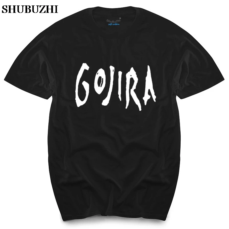 

Gojira T-shirt Men's Metal Music Cotton Black Tee Shirt cotton men tshirt summer fashion tops shubuzhi brand