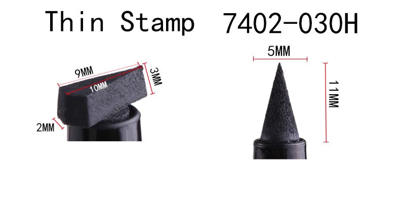 Thin Stamp Бренд Miss Rose подводка для глаз жидкое средство для макияжа Карандаш Водонепроницаемый черный двухсторонний макияж штампы подводка для глаз карандаш 2 типа - Цвет: Thin Stamp