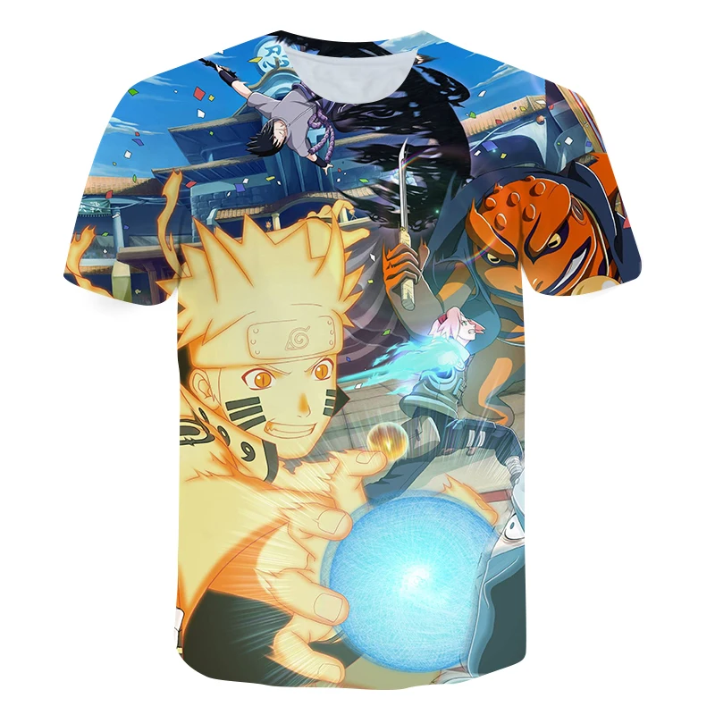 

Kids T-shirt 3D Printing Japanese Classic Anime Harajuku Street Boy Girl Fashion Shirt 4-14T Interesting Clothes