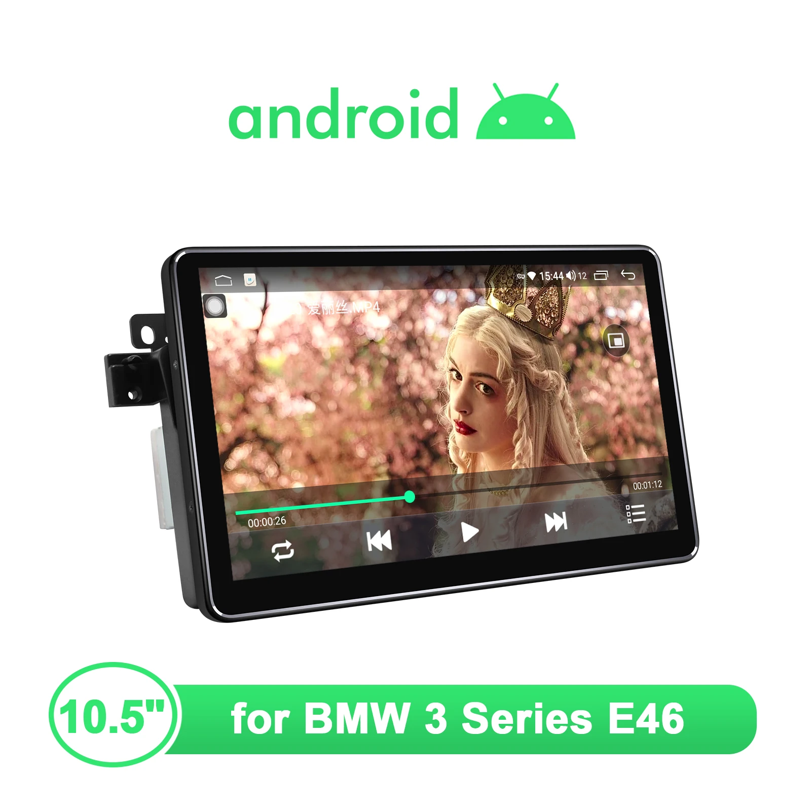 저렴한 10.5 ''안드로이드 10 자동차 라디오 스테레오 멀티미디어 플레이어 헤드 유닛 BMW 3 시리즈 E46 스티어링 휠 무선 카플레이 안드로이드 오토