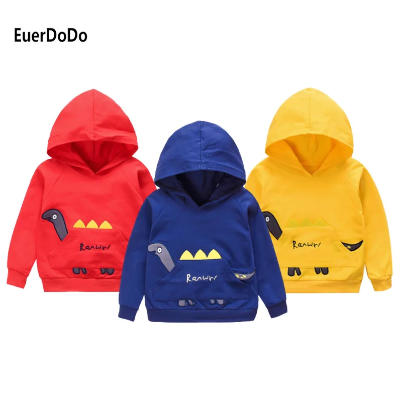 

2020 брендовые толстовки для мальчиков и девочек с изображением динозавров, детские толстовки с длинным рукавом, хлопковая куртка с мультяшн...