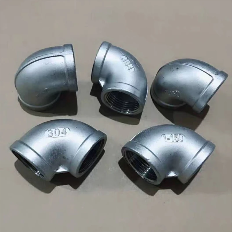 METALIST 1/8”DN6 Elbow 90 Degree Angled SS304 Stainless Steel Female*Female Threaded Pipe Fittings Adapt two pipes - купить по