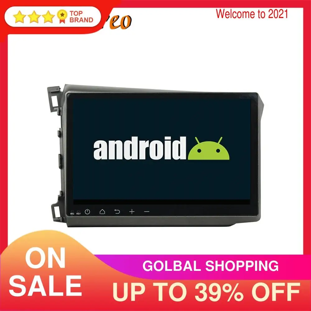 

Автомобильный GPS-навигатор для Honda Civic 9,0-2012, Android 2015, 4 Гб, мультимедийный плеер, автомобильное радио, головное устройство, приборная панель RHD, ...