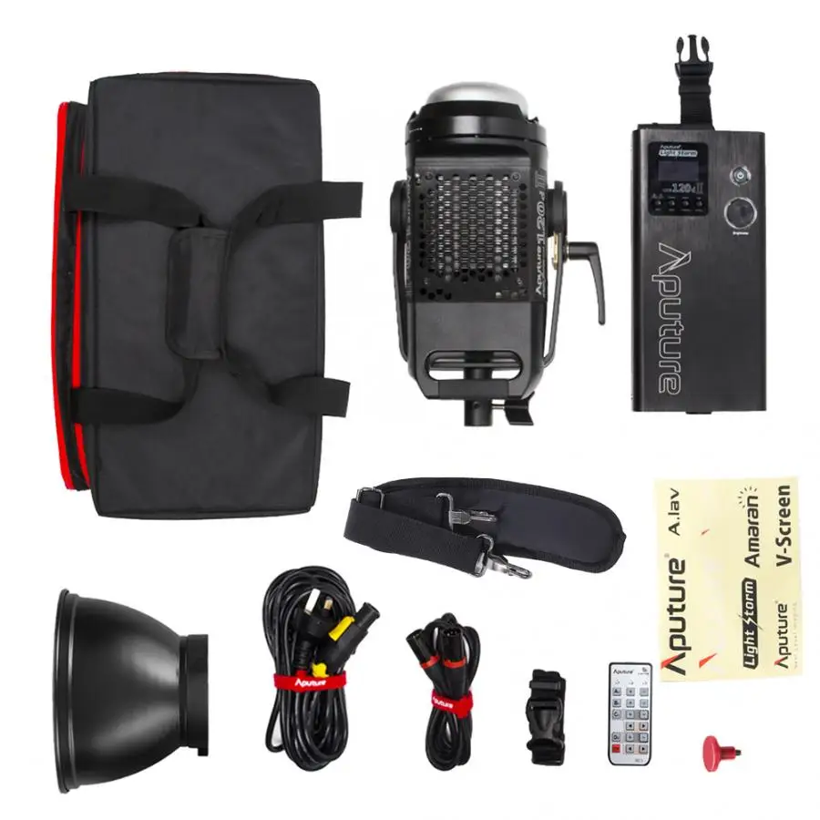 Aputure LS C120d 120D II Дневной светильник 180 Вт светодиодный непрерывный V-Mount Видео светильник CRI96+ TLCI97+ студийный светодиодный светильник ing для видеостудии