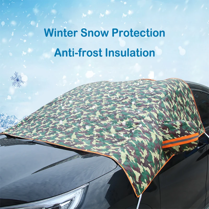 

Car Van Camouflage Cover SUV Lorry Windshield Protector UV Sun Shade Snow Ice Frost Rain Droppings Protection Car Accessories