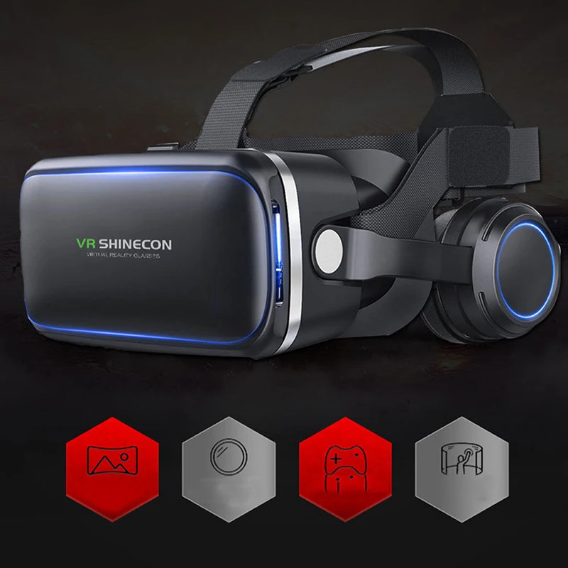 VR Очки виртуальной реальности 3D очки гарнитура шлем для смартфона смартфон Google