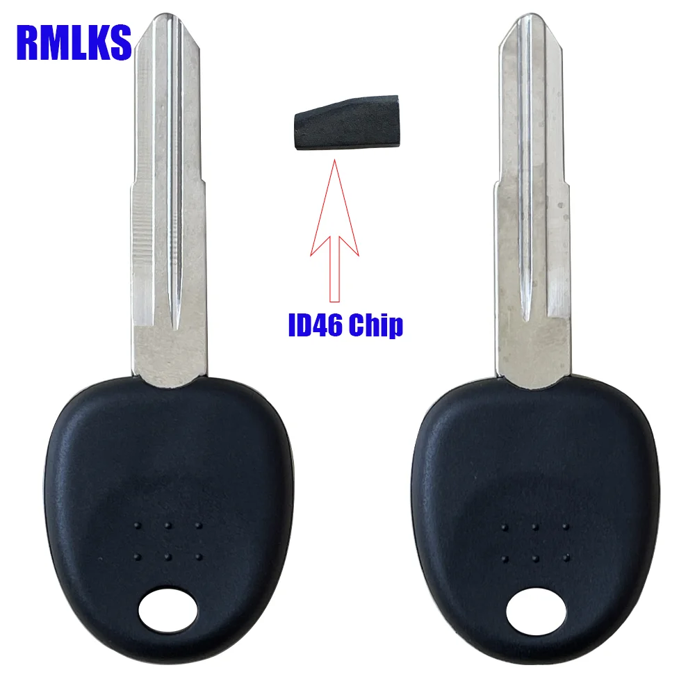 Uncut Ignition Transponder Key With ID46 Chip - FOB for Hyundai Tucson Elantra Accent Santa Fe Coupe Galloper Getz Matrix