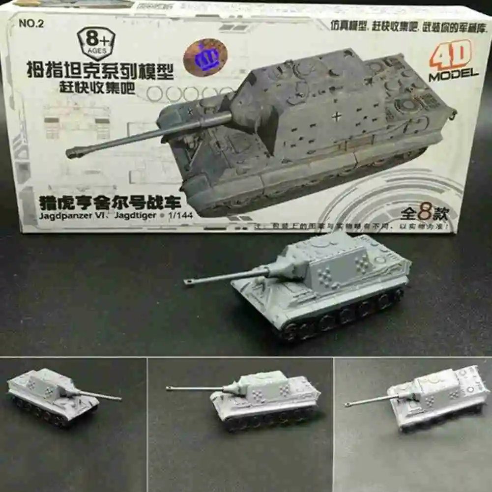 

1/144 Scale 4D Assemble Tank Model T-34/85 AMX-30MAIN Building Bricks Military Army Battle Tank Military Model Toys