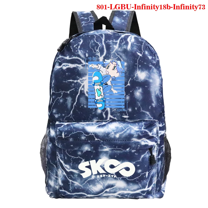 

2021 New Boys Girls Backpack Sk8 The Infinity Teenager Cosplay Sport Outdoor Backpack Mochila Travel Bags Children School Bags