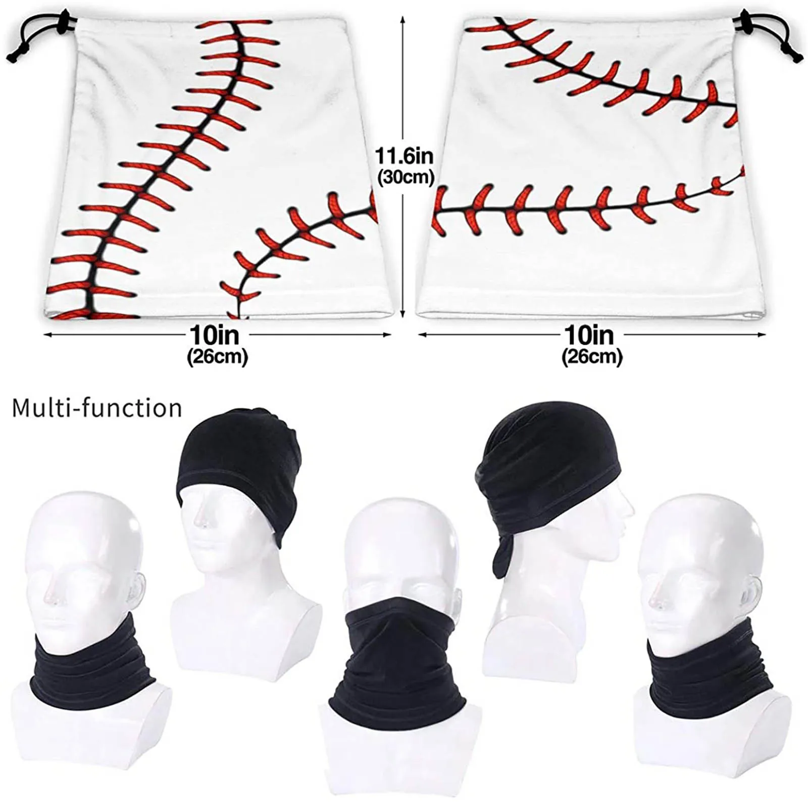 

Sagace Fashion Unisex scarf mask for face Magic Headband Winter Neck Warmer Gaiter Half Face Mask Scarf Bicycle Bandana Headwear