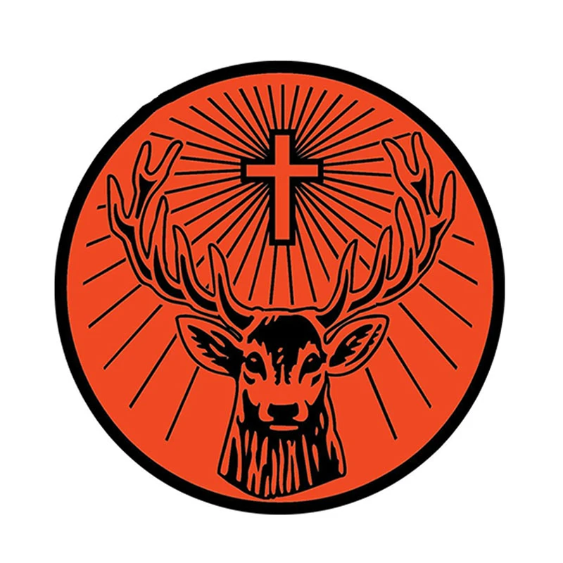 

Car Sticker Deer King Window Bumper Sticker Waterproof Sticker Window Boot Decal Motorcycle Cover Scratch PVC, 12cm X 12cm