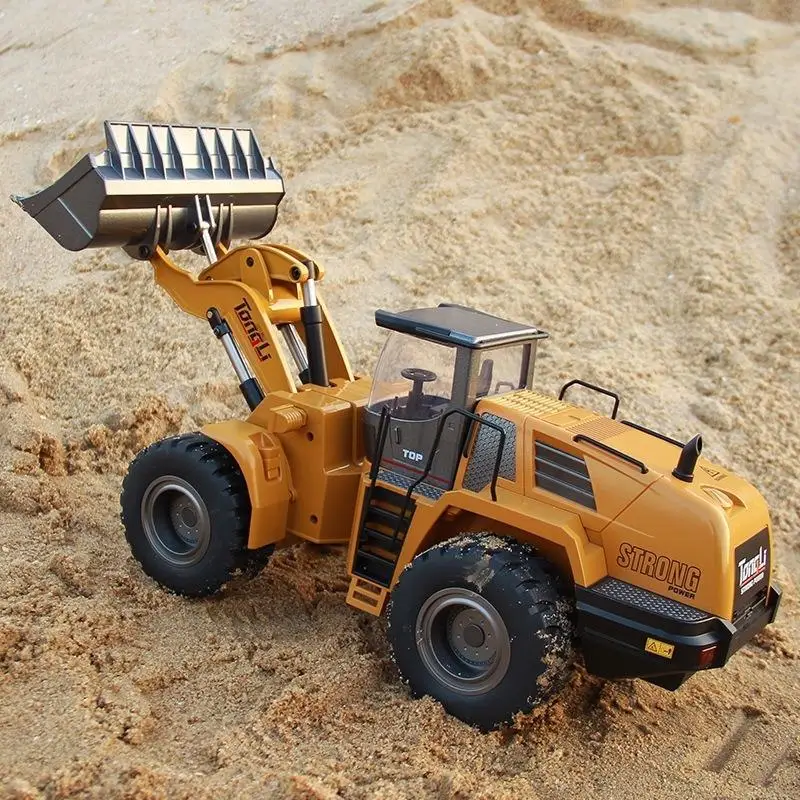 Kaufen 10 Kanal Alle Legierung Fernbedienung Gabelstapler Lkw 4wd Loader Blei Schraube Power Legierung Körper Kinder Geschenk Fernbedienung Spielzeug