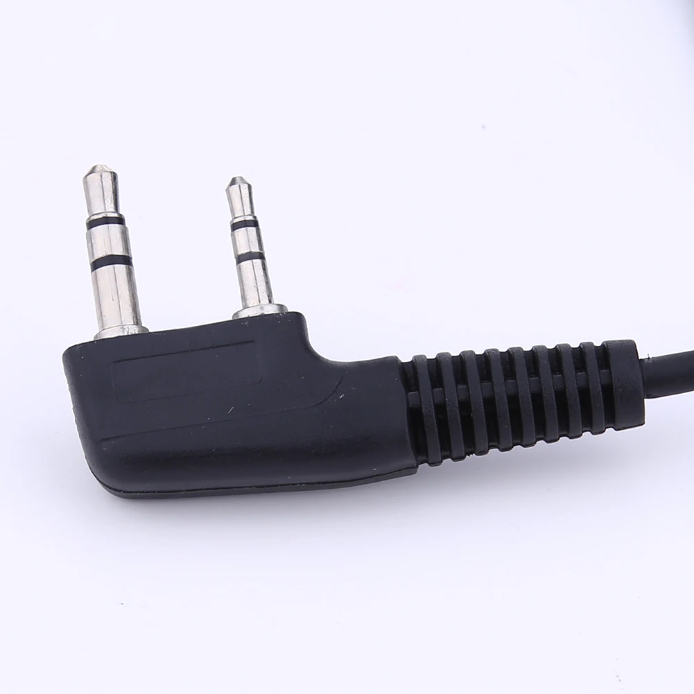 2-контактный наушник типа K гарнитура с PTT MIC наушники Walkie Talkie для Kenwood BAOFENG Радио
