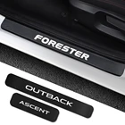 4 шт. наклейки на пороги автомобиля для Subaru Forester XV Ascent Legacy BRZ Outback WRX защита порога автомобильные аксессуары