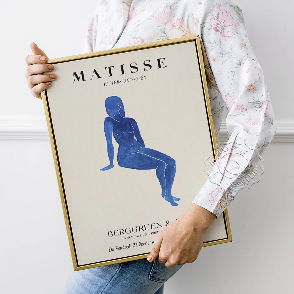 

Matisse Woman Print Art, Henri Matisse Art Poster, Berggruen & Cie Wall Art, Museum Wall Stickers, Home Decor, Exhibition Print